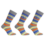 CR7 Socks - 3 Pack Men (big stripes)