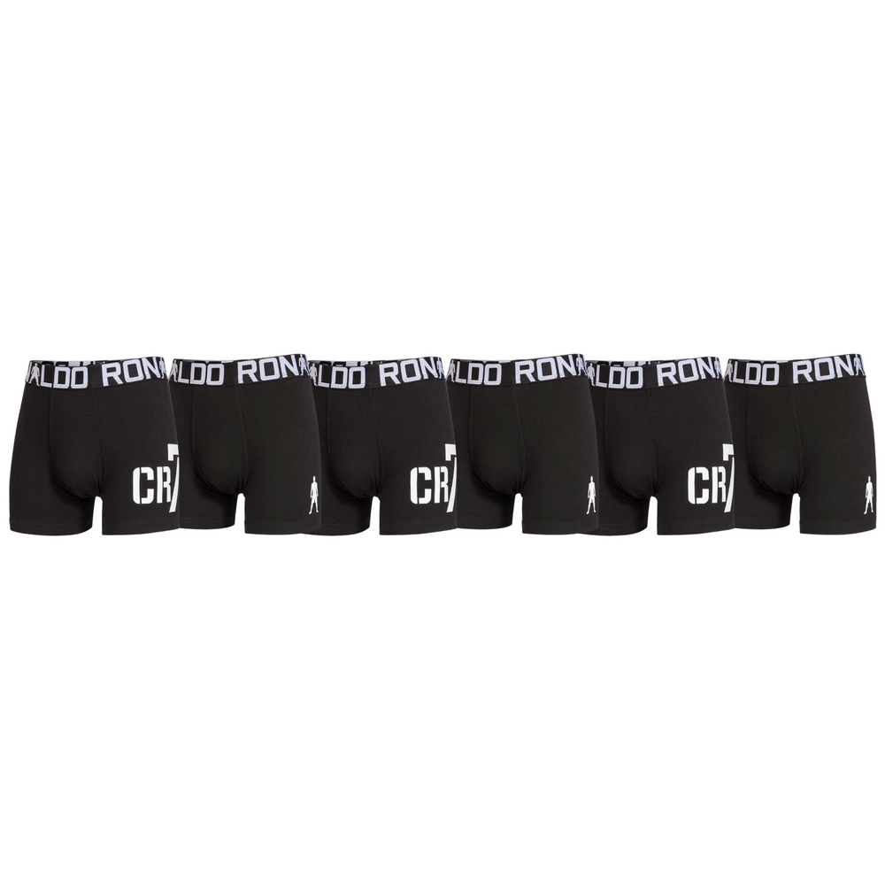 CR7 Trunks - 6 Pack Jungs (schwarz)