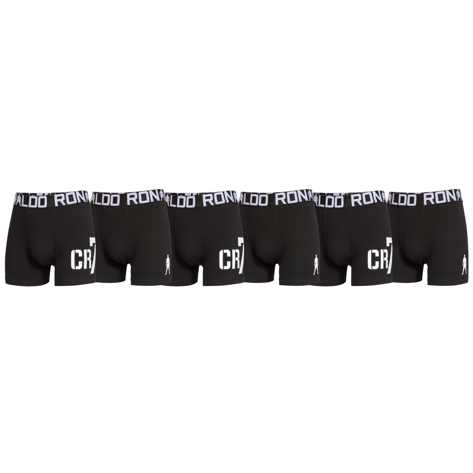 CR7 Trunks - 6 Pack Jungs (schwarz)