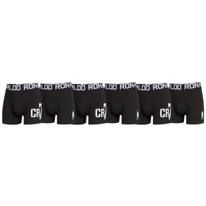 CR7 Trunks - 6 Pack Jungs (schwarz)