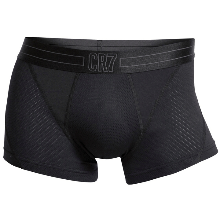 CR7 Trunks - 5 Pack Herren Mikrofaser/Mesh (schwarz) (XS/S)
