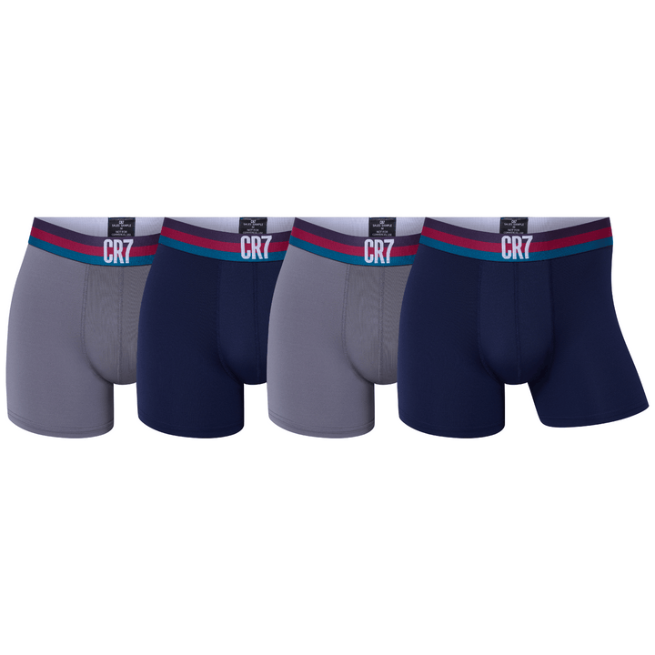 CR7 Trunks - 4 Pack Herren Mikrofaser (multicolour)