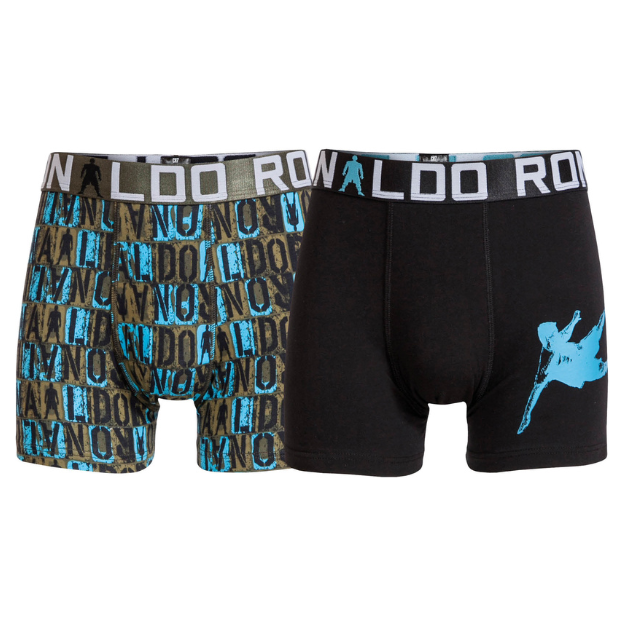 CR7 Trunks - 2 Pack Jungs (blau/schwarz Mix)