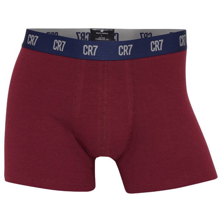 CR7 Trunks – 3 Pack Herren (mehrfarbig/blauer Bund)