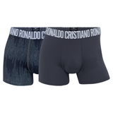 CR7 Trunks - 2 Pack Herren Mikrofaser (grau Mix)