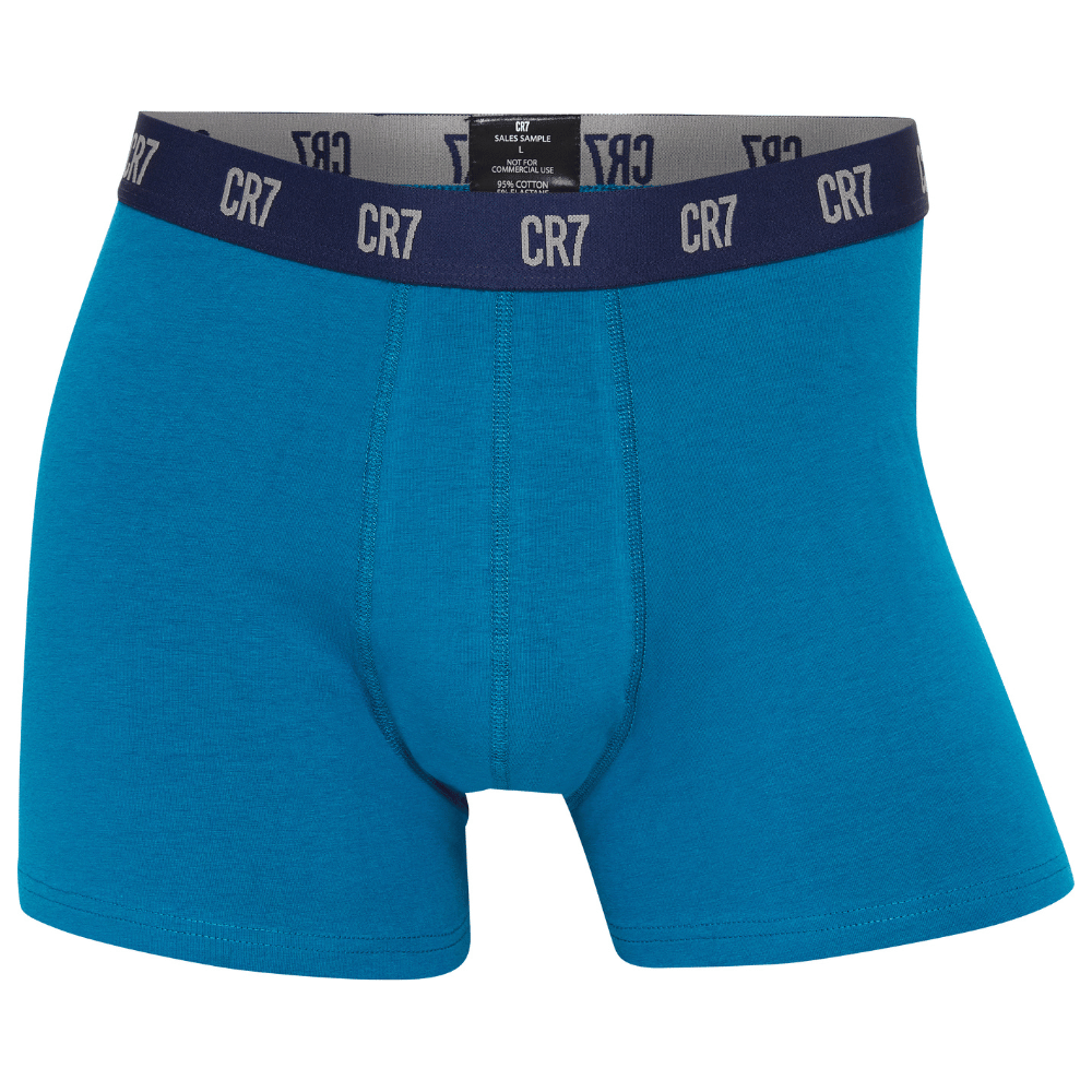 CR7 Trunks – 3 Pack Herren (mehrfarbig/blauer Bund)