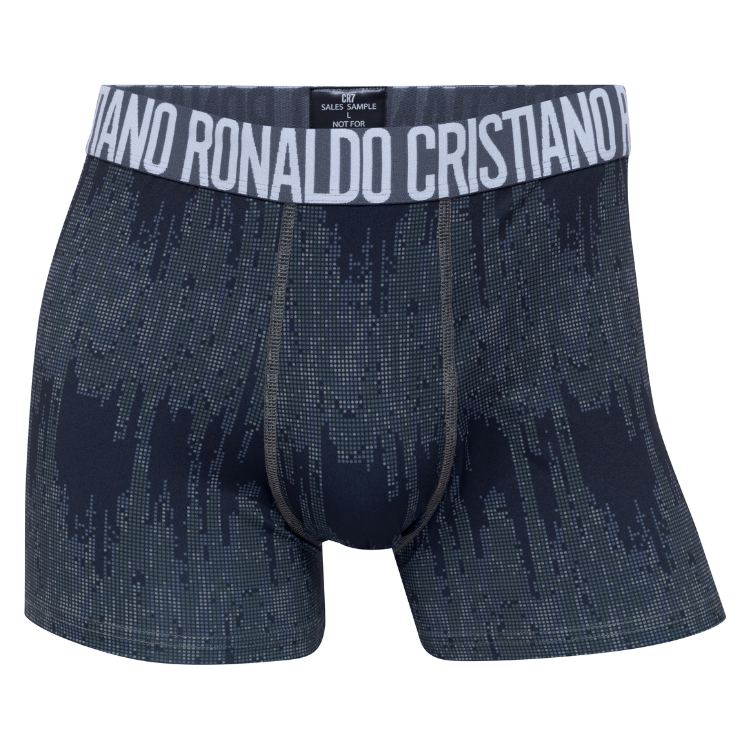 CR7 Trunks - 2 Pack Herren Mikrofaser (grau Mix)