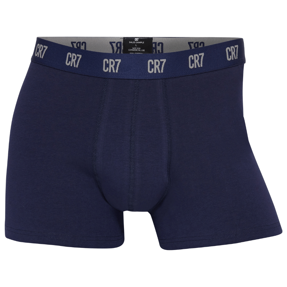 CR7 Trunks – 3 Pack Herren (mehrfarbig/blauer Bund)