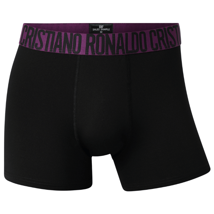 CR7 Trunks - 3 Pack Men Microfiber (purple waist band mix)