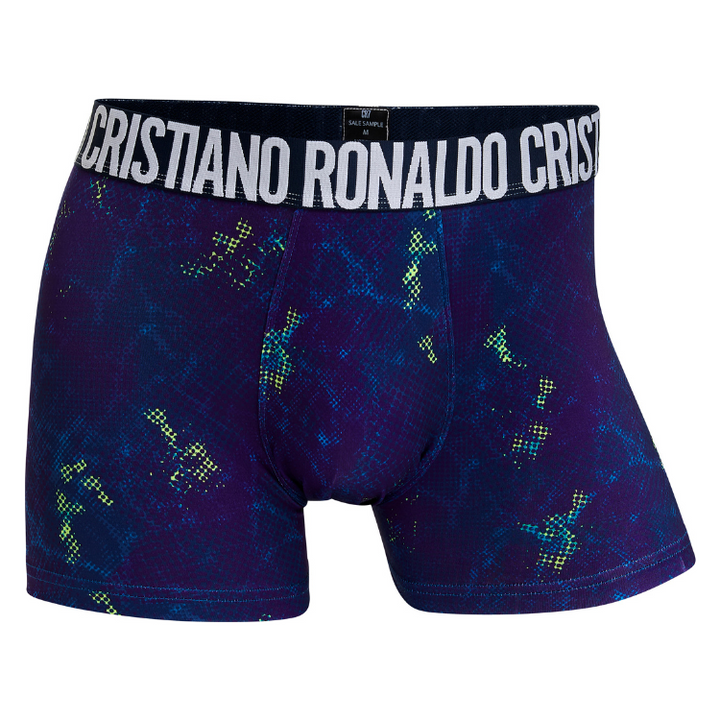 CR7 Trunks - 2 Pack Herren Mikrofaser (lila/blau) (S/L)
