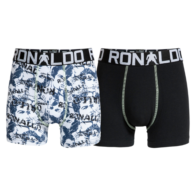 CR7 Trunks - 2 Pack Jungs (blau/schwarz Mix)