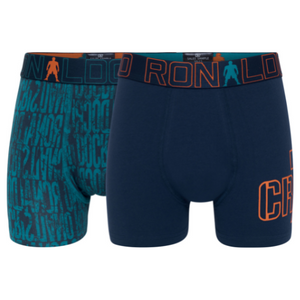 CR7 Trunks – 2 Pack Jungs (blau/grün Mix)
