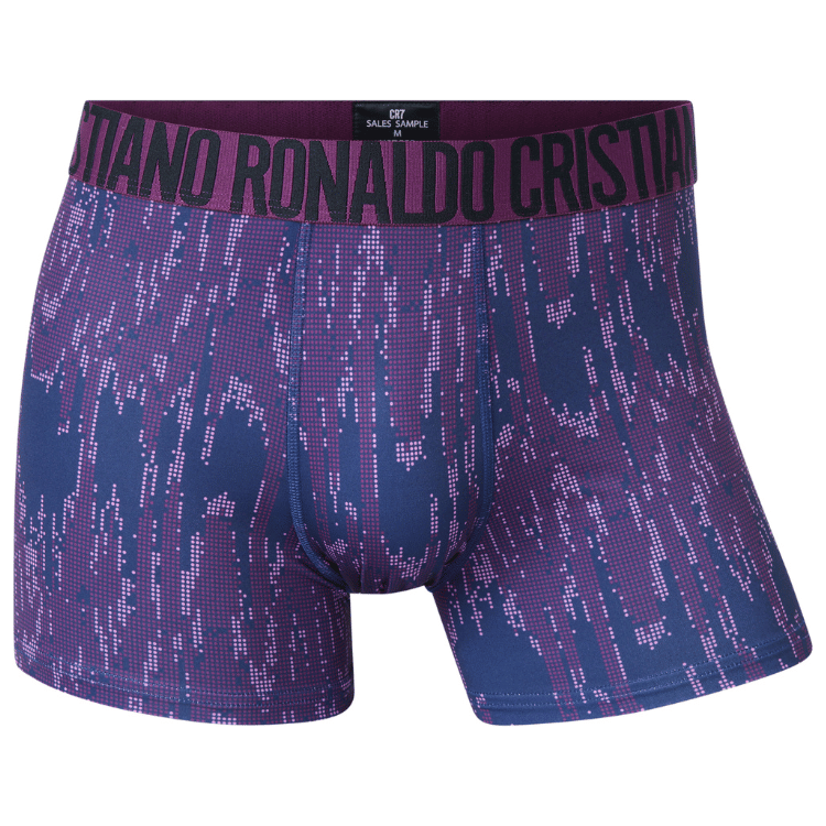 CR7 Trunks - 3 Pack Men Microfiber (purple waist band mix)