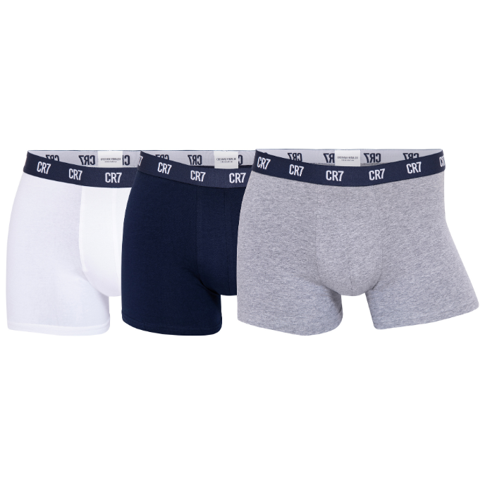 CR7 Trunks – 3 Pack Herren (multicolour/blauer Bund)