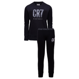 CR7 Pyjama - Jungs (schwarz uni) (6)