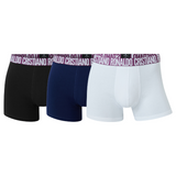 CR7 Trunks – 3 Pack Herren (mehrfarbig/lila Bund)