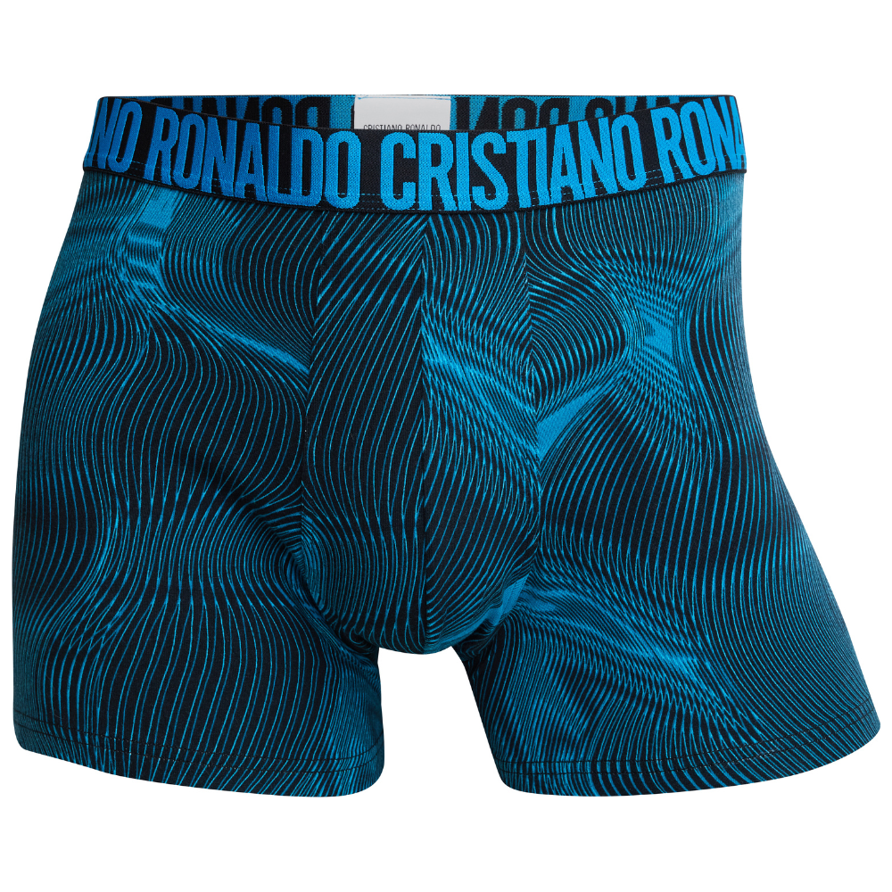 CR7 Trunks - 3 Pack Herren (blau Mix uni/muster)