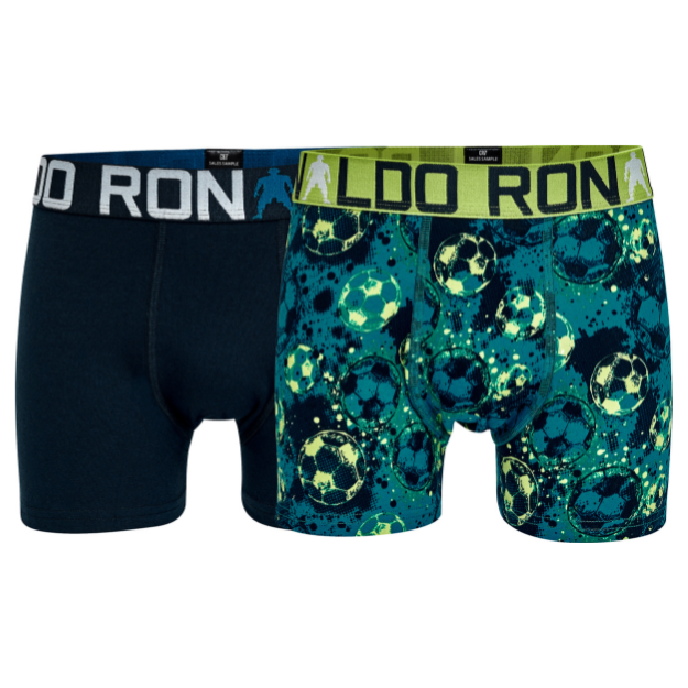 CR7 Trunks – 2 Pack Jungs (blau/grün Mix)