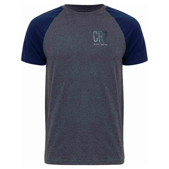 CR7 Pyjama short - Men (grey/dark blue)