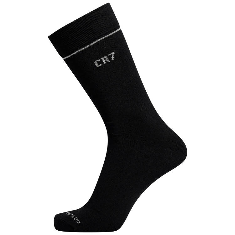 CR7 Chaussettes - Pack de 7 Homme Bamboo + Boîte (noir mix)