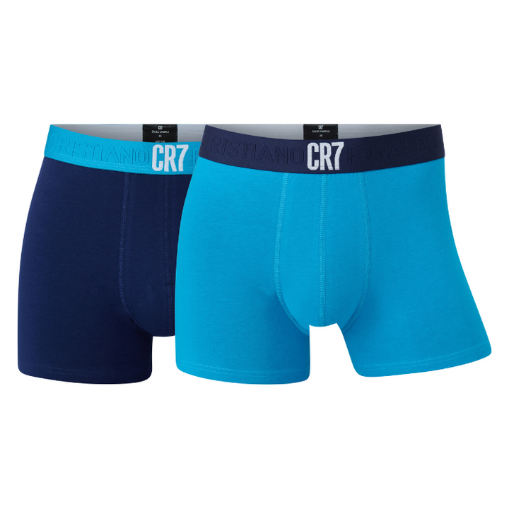 CR7 Trunks - 2 Pack Herren (blau Mix)