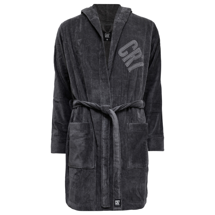 CR7 Bademantel - Herren (grau) 