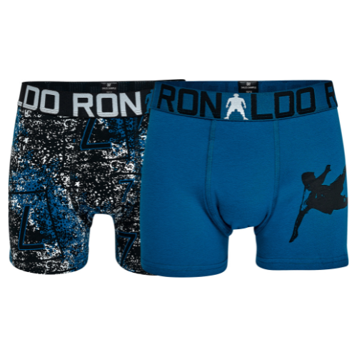 CR7 Trunks - 2 Pack Jungs (blau/schwarz Mix)