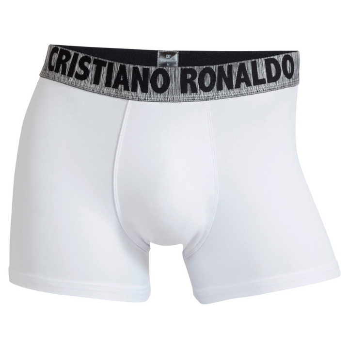 CR7 Trunks - Single Pack Herren Mikrofaser (weiß)