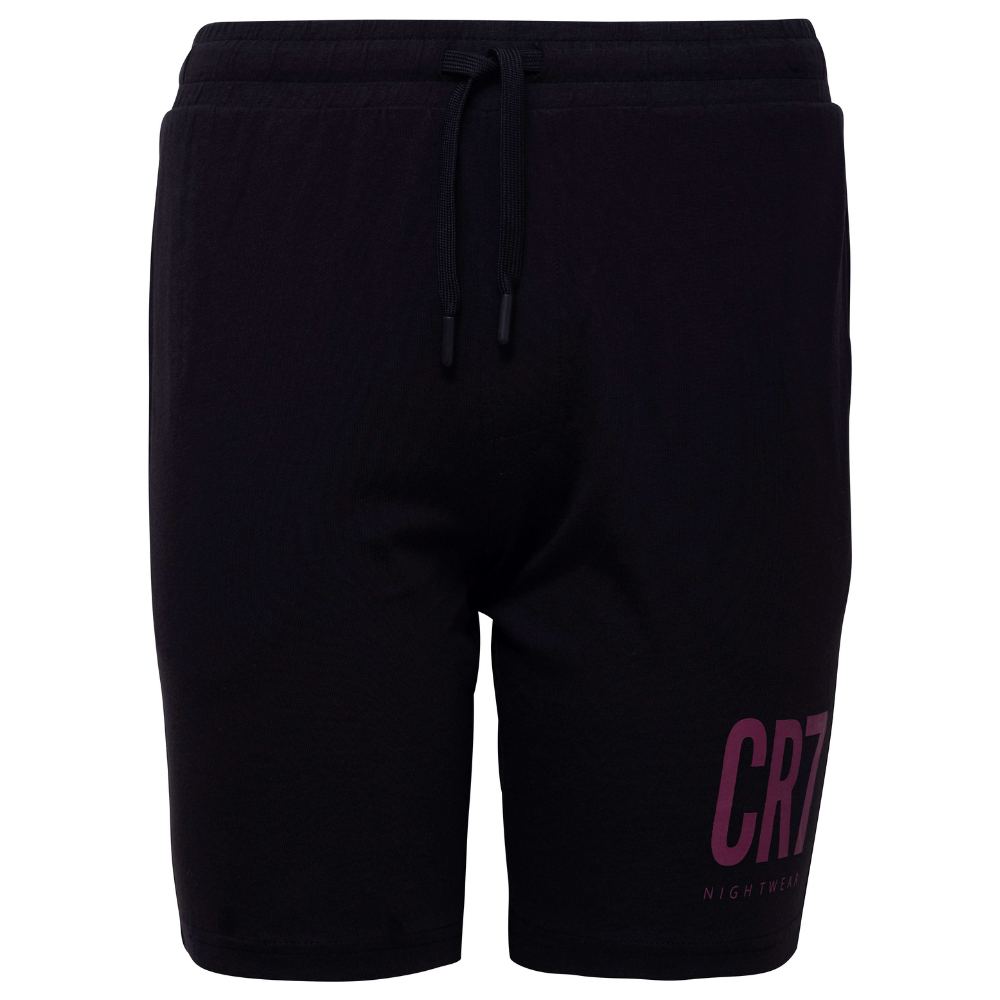 CR7 Pyjama kurz - Jungs (schwarz uni)