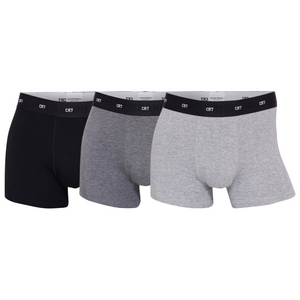 CR7 Trunks - 3 Pack Soft Bamboo Men (black/grey)