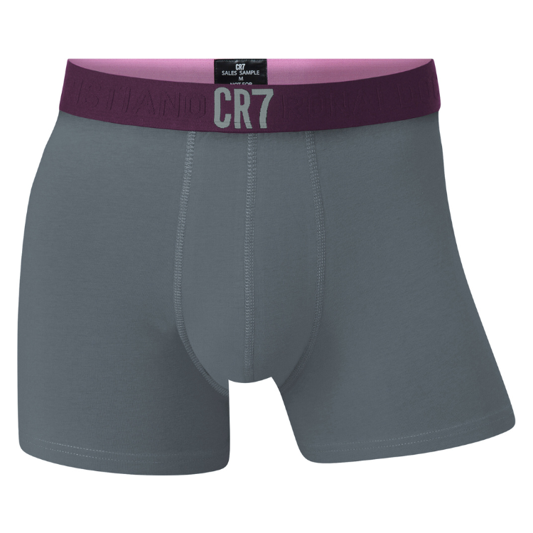 CR7 Trunks - 2 Pack Herren Mikrofaser (schwarz/grau)