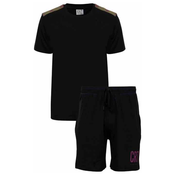 CR7 Pyjama short - Men (black uni) (XXL)