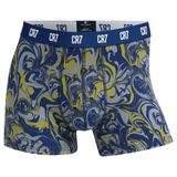CR7 Trunks – 3 Pack Herren (mehrfarbig/blau-weißer Bund)