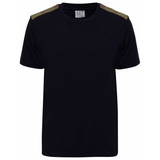 CR7 Pyjama kurz - Herren (schwarz uni) (L/XXL)