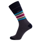 CR7 Socks - 3 Pack Men (black/stripes mix)