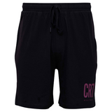 CR7 Pyjama kurz - Herren (schwarz uni) (L/XXL)