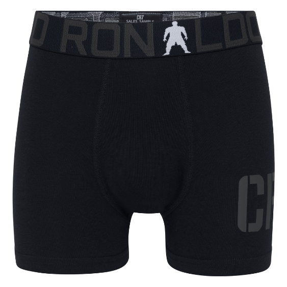CR7 Trunks - 2 Pack Bamboo Jungs (schwarz/grau)