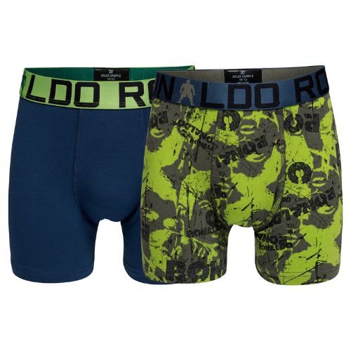 CR7 Trunks – 2 Pack Jungs (blau/grün Mix)