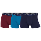 CR7 Trunks – 3 Pack Herren (mehrfarbig/blauer Bund)